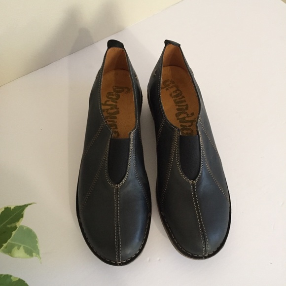 Groundhog dark blue leather shoes - Picture 2 of 10